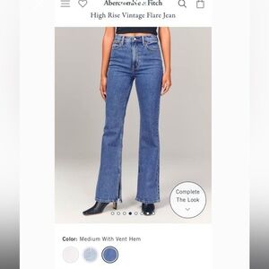 Women’s vintage flare high rise Abercrombie jeans